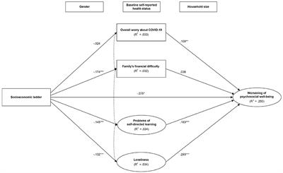 Socioeconomic inequality in the worsening of psychosocial wellbeing via disrupted social conditions during COVID-19 among adolescents in Hong Kong: self-resilience matters